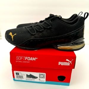 Riaze Prowl puma Black -Puma Team Gold Women's Sneakers size 8
